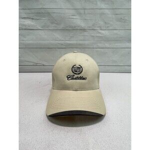 Falcon Headwear Beige Embroidered Cadilac Hat Adjustable